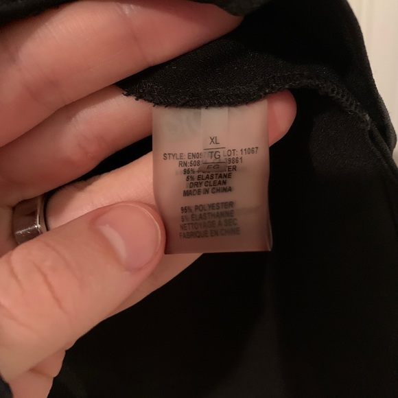 Ellie tahari black button up blouse - XL - Picture 7 of 13